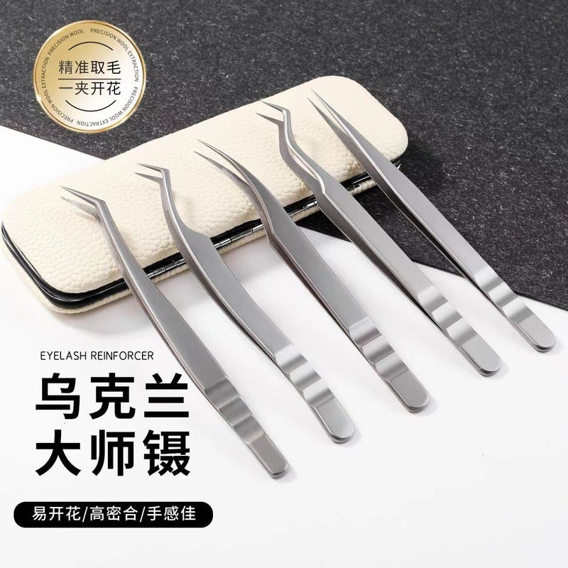 Ukrainian Eyelash Extension Tweezers Chinese-Style Princess Dolphin Tweezers Phoenix Tweezers Penguin Tweezers Set High Precision Tweezers For Eyelashes - Image 2